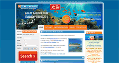 Desktop Screenshot of greatbarrierreefinfo.com